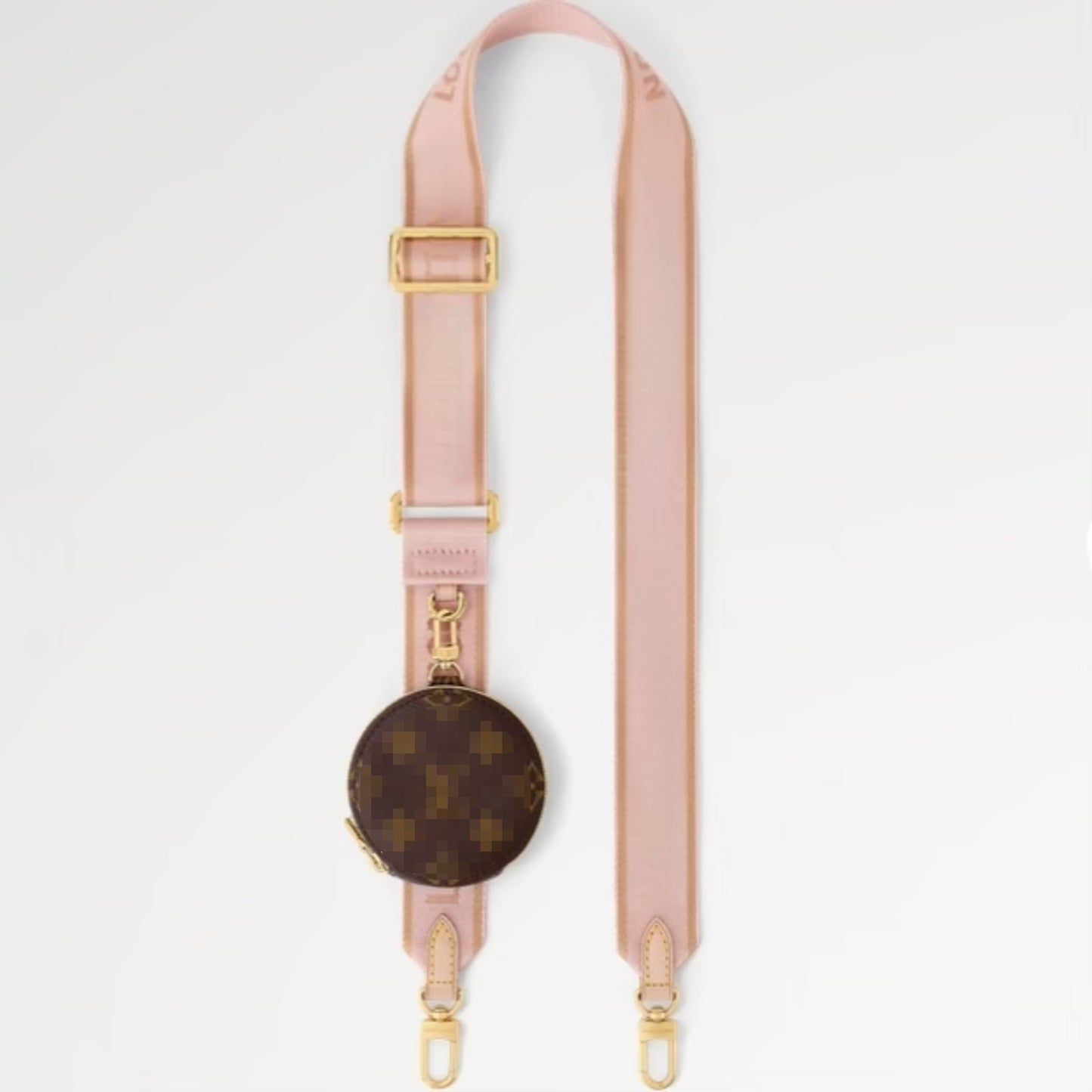 Brown Bag/ Pink Strap